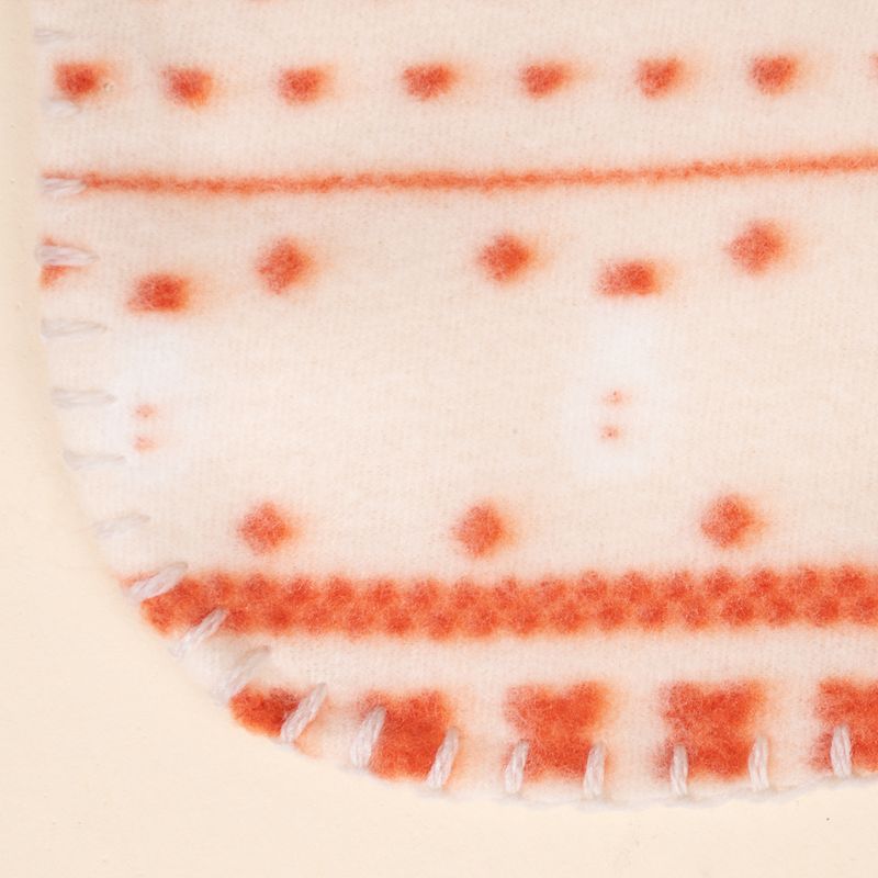 TIAKI Cosy Blanket with Nordic Winter Pattern Size S: 100 x 70 cm (L x W)