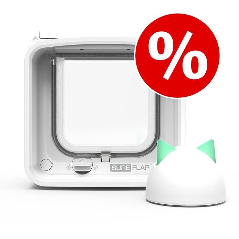 SureFlap Microchip Cat Flap Connect SureFlap Microchip Cat Flap – White (requires SureFlap Hub)