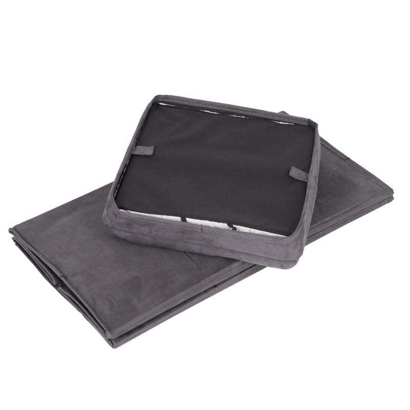 Soft'n Scratchy Collapsible Cat Tower Charcoal / White