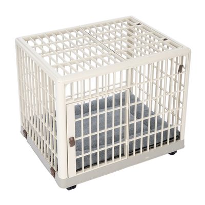 TIAKI Indoor Pet Crate with Cushion Size S: 64.5 x 50 x 56 cm (L x W x H)