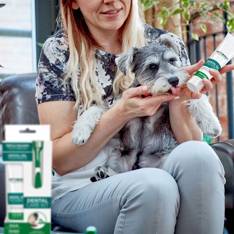 Vet's Best® Dental Care Set for Dogs Toothbrush and toothpaste
