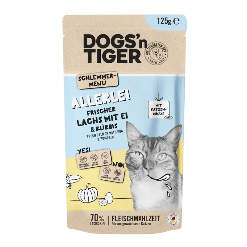 Dogs'n Tiger Cat 12 x 125g Beef & Turkey