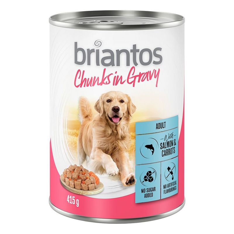 Briantos Chunks in Gravy Saver Pack 24 x 415g Salmon & Carrots