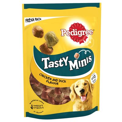 Pedigree Tasty Minis Chewy Cubes with Chicken & Duck 130g