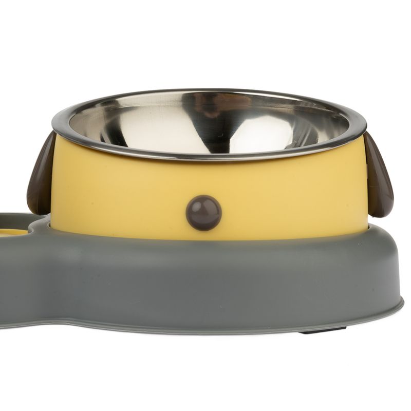 TIAKI Food and Water Dispenser 2-in-1 200ml Bowl & 500ml Bottle