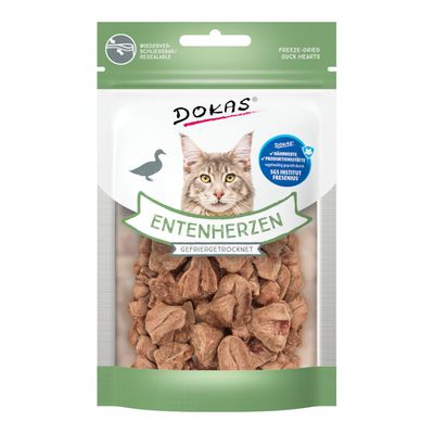 Dokas Freeze-Dried Duck Hearts for Cats 15g