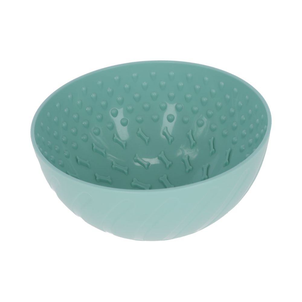 Kerbl Pet Licking Bowl - Turquoise 20.5 x 11cm (W x L)