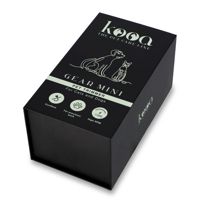 kooa GEAR Mini Cordless Clippers Complete Set
