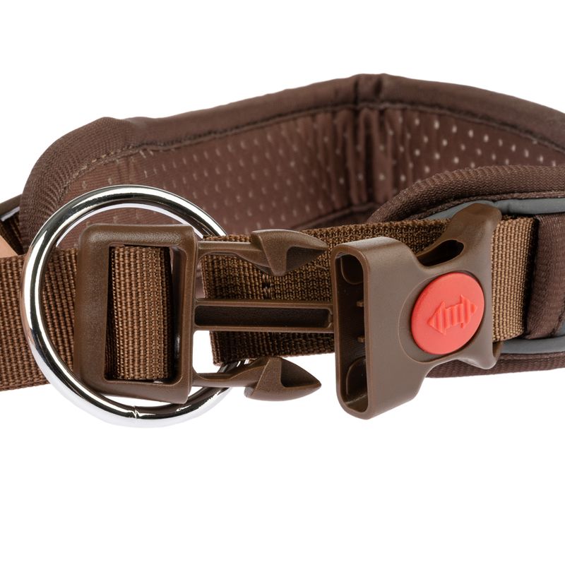 TIAKI Collar Soft & Safe - Brown Size M: 45 - 55 cm neck circumference, W 40 mm