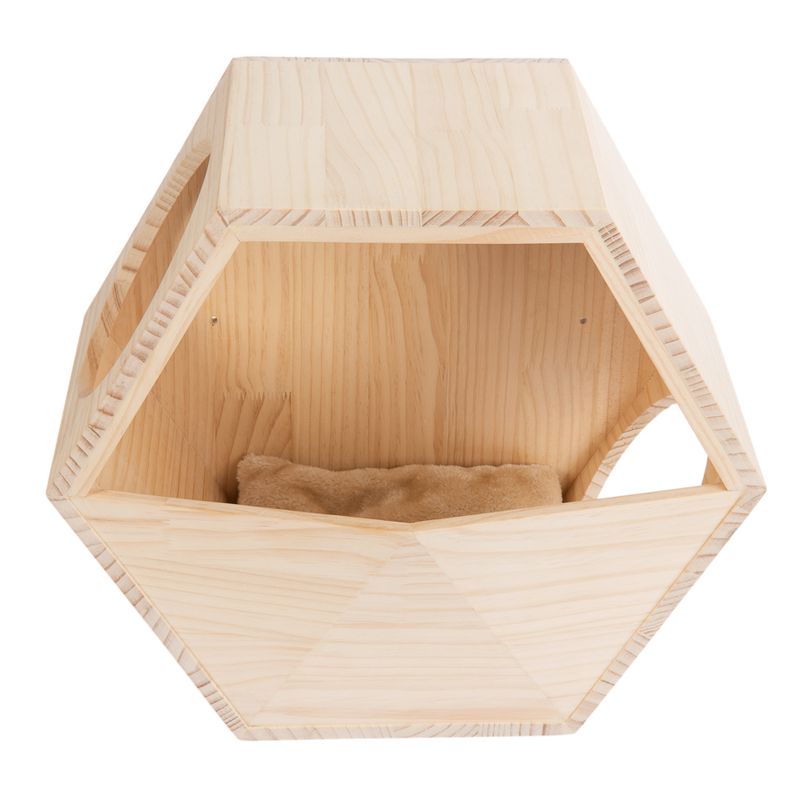 Lulu Wall Mounted Cat Den 49 x 30 x 42.5cm (L x W x H)