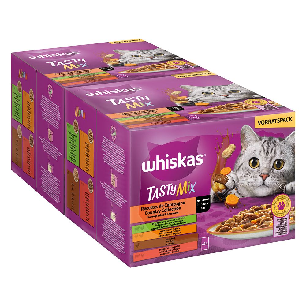 Whiskas Tasty Mix Pouches 48 x 85g Chef's Choice in Sauce
