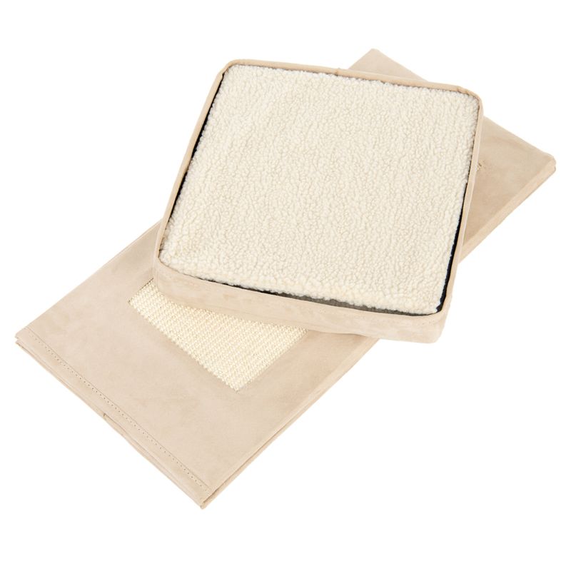 Soft'n Scratchy Collapsible Cat Tower Charcoal / White