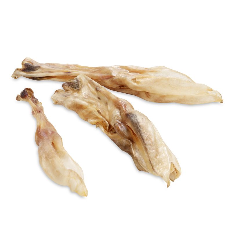 Wolf of Wilderness Dried Ears Dog Chews Trial Pack Dried Cow Ears with Fur (approx. 120g, approx. 3 pcs)