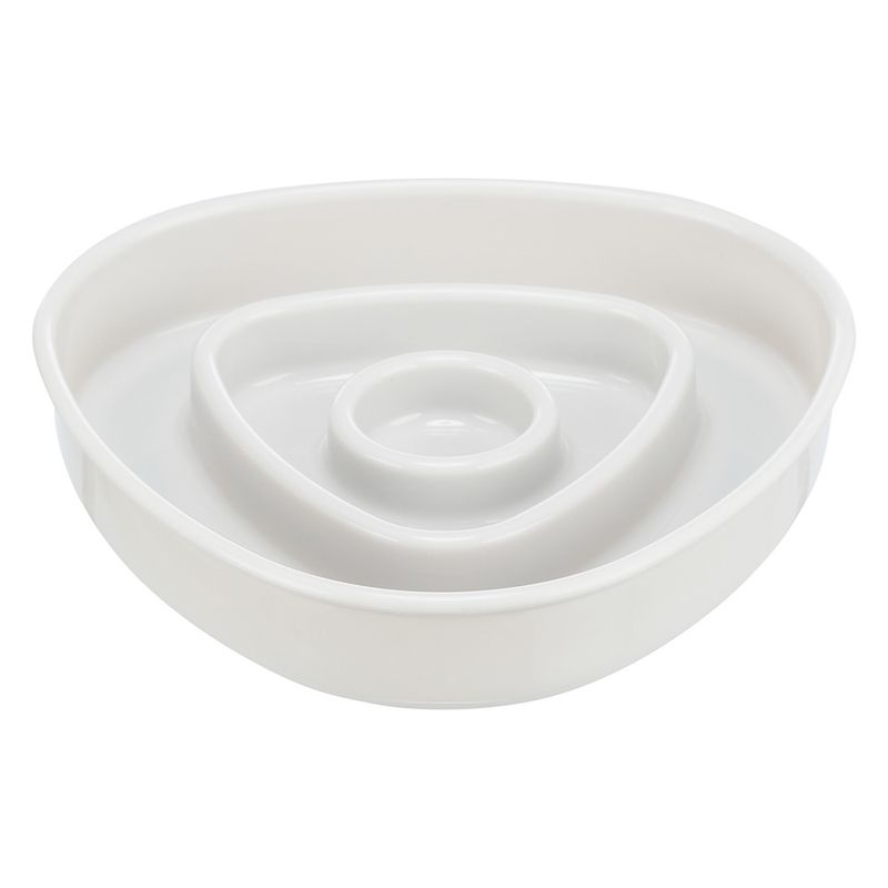 Trixie Slow Feeding Bowl Triangle 350 ml, Ø 15 cm
