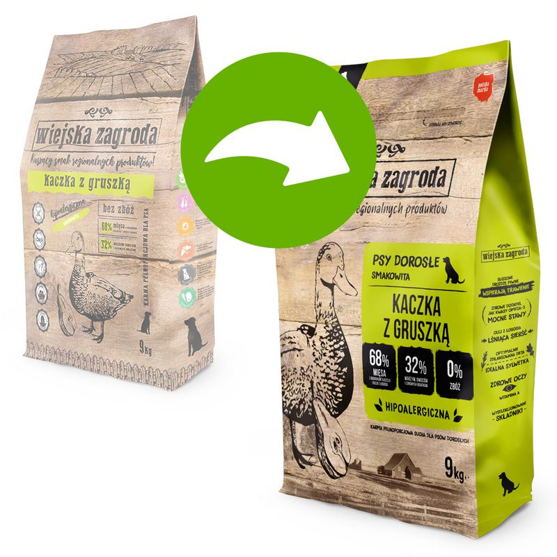Wiejska Zagroda Duck with Pear 9kg