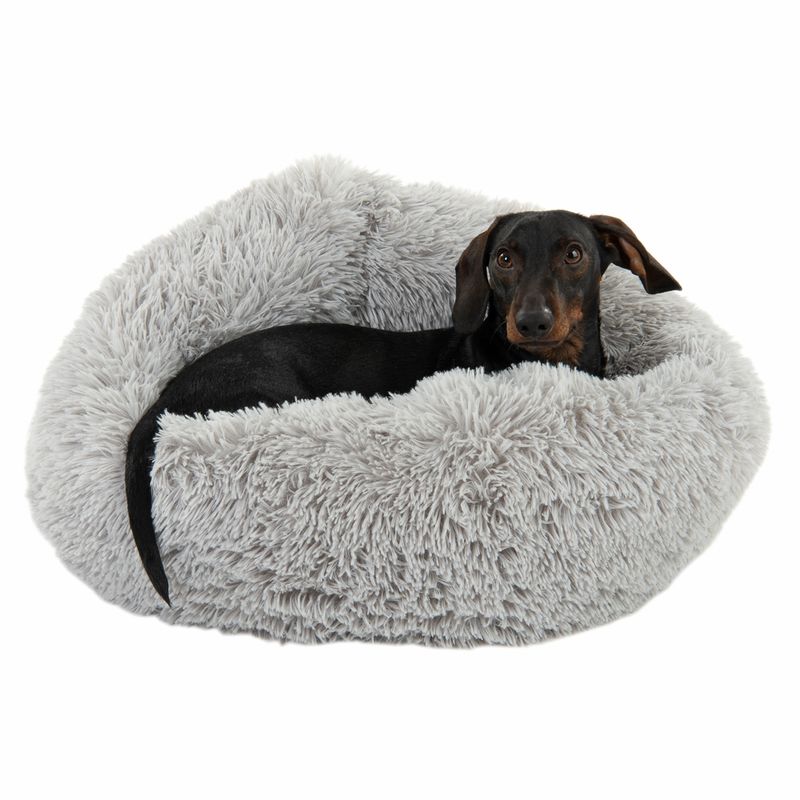 Mochi Cat Bed – Light Grey 55 x 25cm (Ø x H)