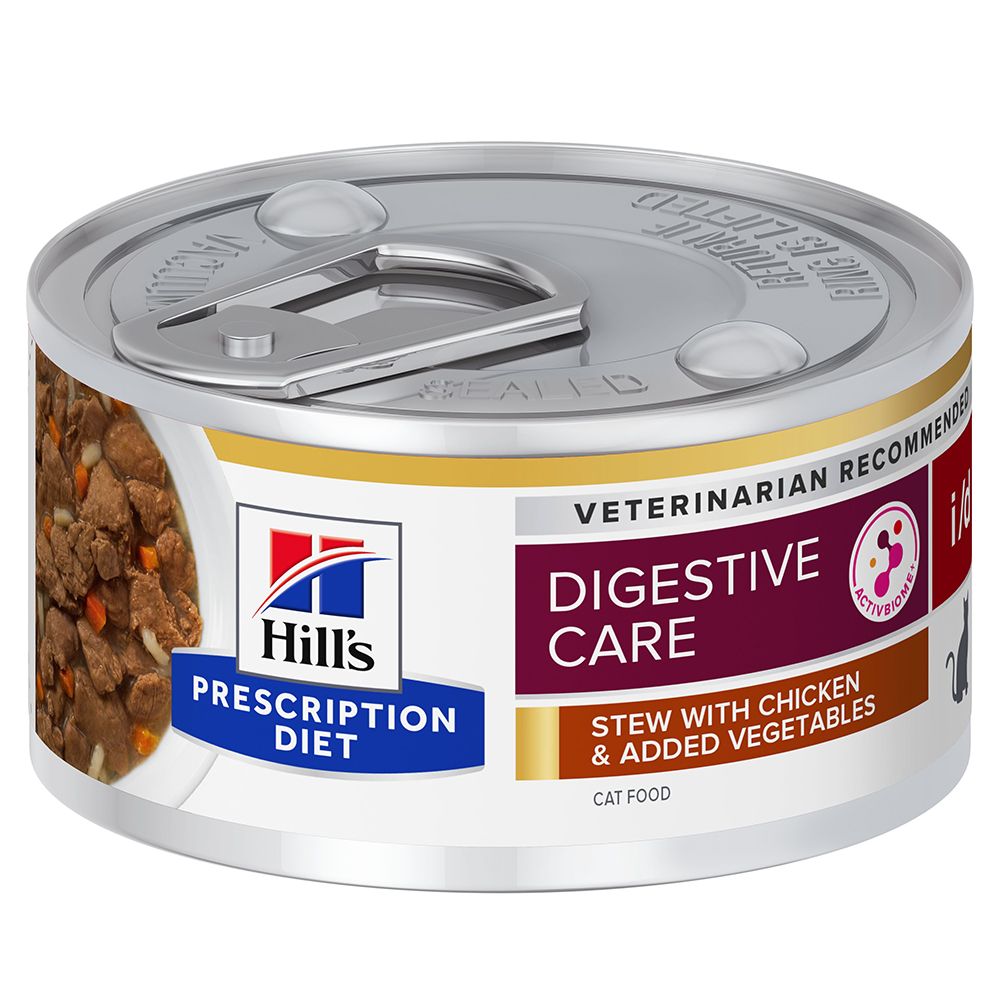 Hill’s Prescription Diet Feline i/d Digestive Care Stew - Chicken 24 x 82g Cans
