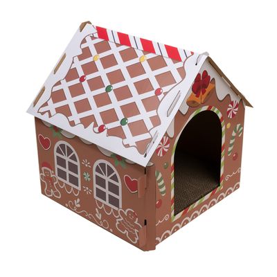 TIAKI Gingerbread House for Cats 37 x 36 x 40.5 cm (L x W x H)