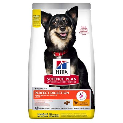 Hill's Science Plan Adult 1+ Perfect Digestion Small & Mini with Chicken 1.5kg