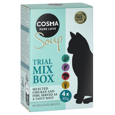 Cosma Soup Mixed Trial Pack 4 x 40g Mix 2 (4 varieties)