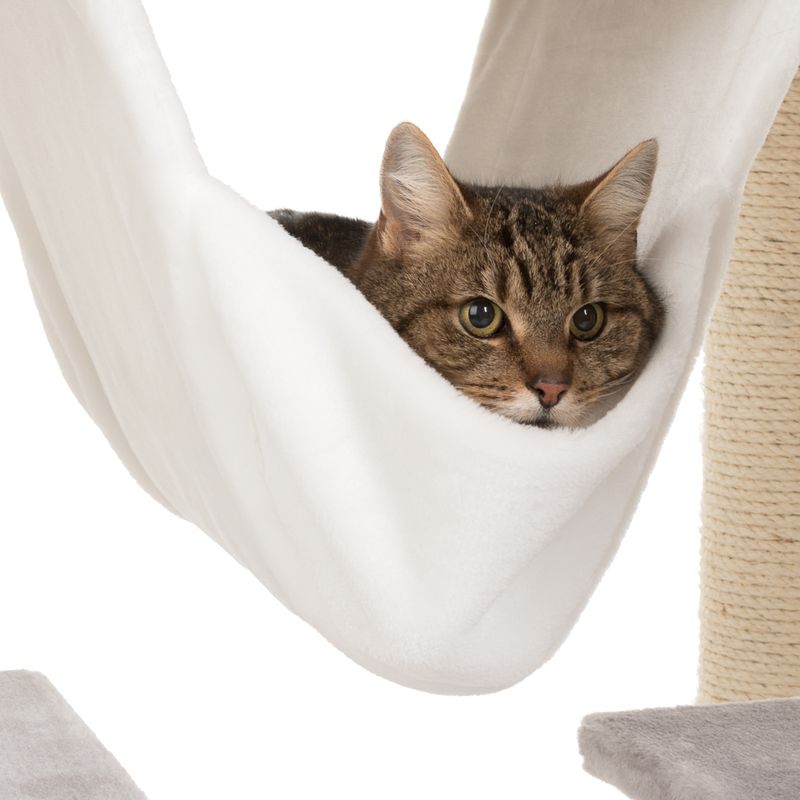 Gingerbread Cat Tree with Ladder - XXL Grey