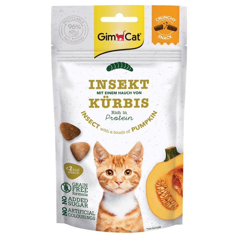 GimCat Crunchy Snacks Duck & Catnip 140g