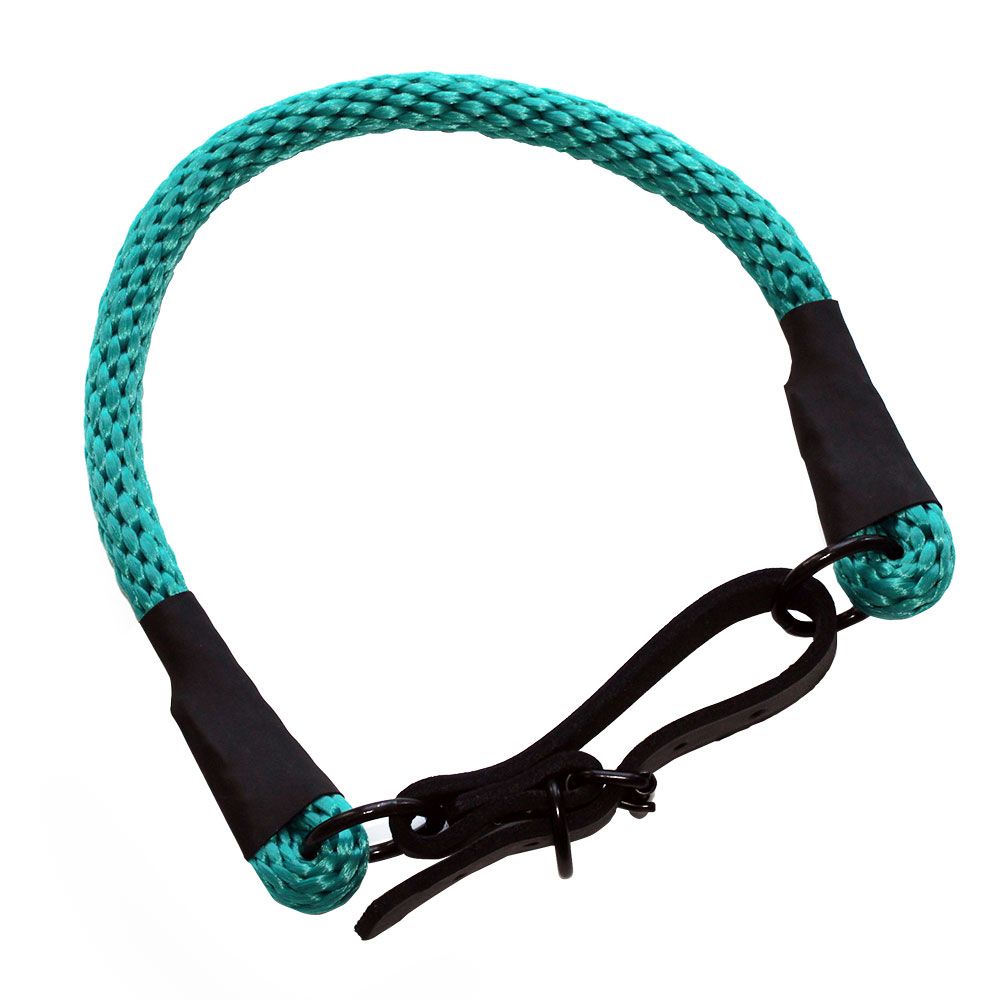 Home Rope Necklace, turquoise Size 40: 33-38 cm neck circumference, diameter 12 mm