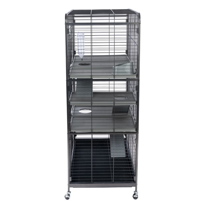 TIAKI Villa Small Pet Cage Main Cage: 79 x 52 x 99.5cm (L x W x H)