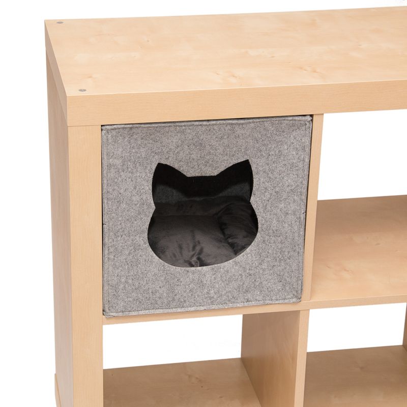 Felt Cat Den for Shelves 33 x 33 x 33 cm (L x W x H)