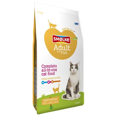 Smølke Cat Food Adult Fish & Rice 10 kg