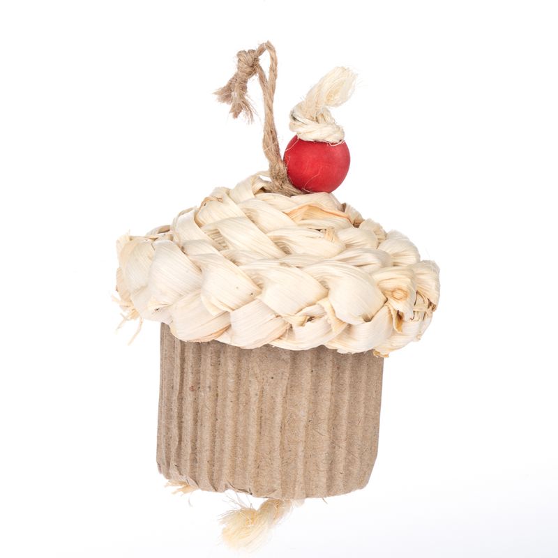 TIAKI Celebration Cupcake Small Animal Toy 7.5 x 10cm (diameter x H)