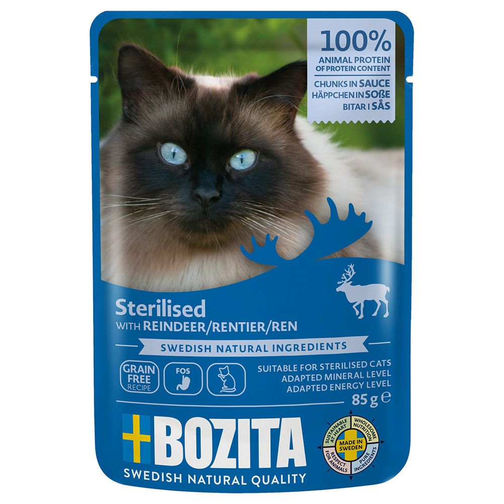 Bozita Sterilised Chunks in Sauce 12 x 85g Poultry