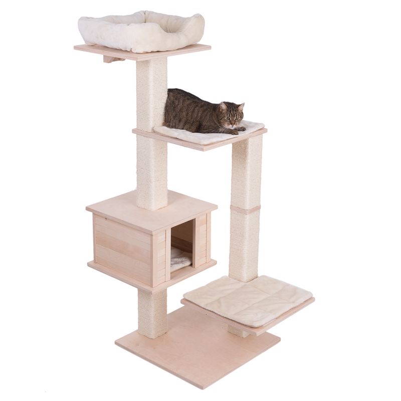 Natural Paradise Scratching Tree - Orchid Vanda L Cream