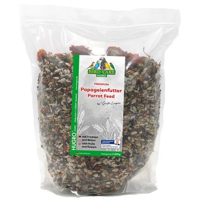 Hugro Parrot Food with Fruit and Blossom 2.8kg