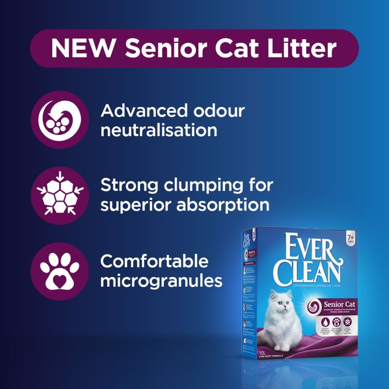 Ever Clean® Senior Cat Clumping Cat Litter - Scented 10l