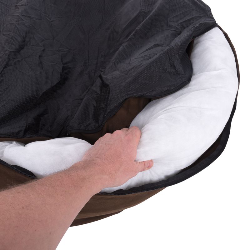 Cosy Mocca Dog Bed 110 x 95 x 20cm (L x W x H)