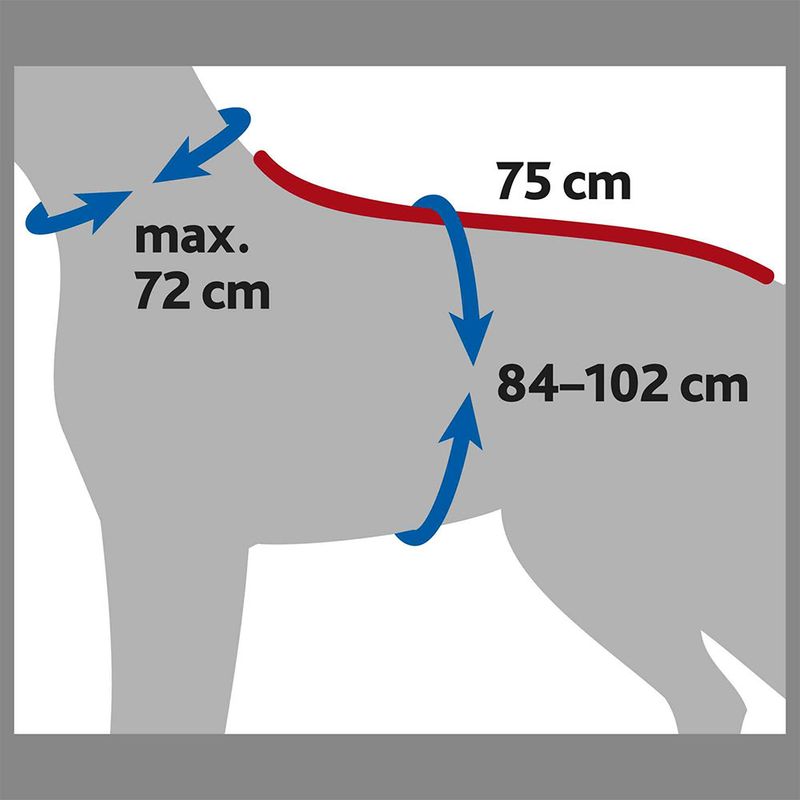 Trixie Bathrobe for Dogs XS: Back length 30 cm