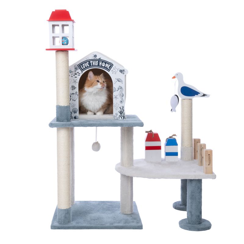 TIAKI Sea Port Cat Tree 83 x 45 x 110 cm (L x W x H)