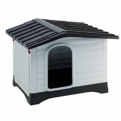 Ferplast Dogvilla Plastic Dog Kennel Dogvilla 90: L 88 x W 72 x H 65 cm