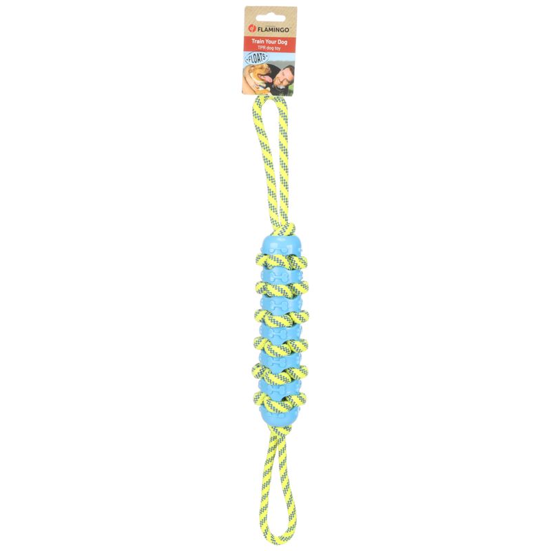 Flamingo Dog Toy Tofla Tug Rope and Stick W 5 x L 40 cm