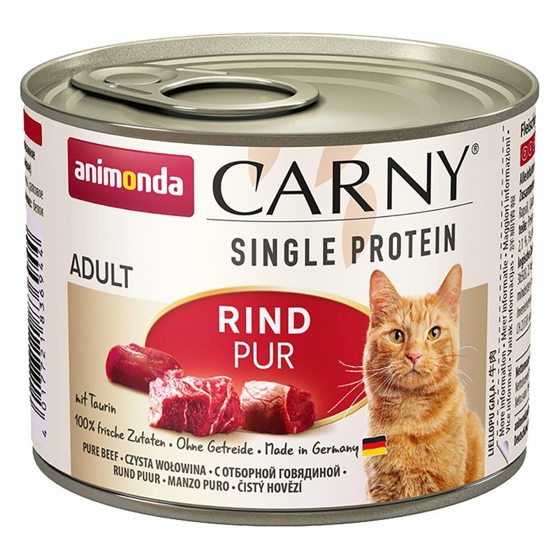 animonda Carny Single Protein Adult Trial Pack 6 x 200g Mixed Pack