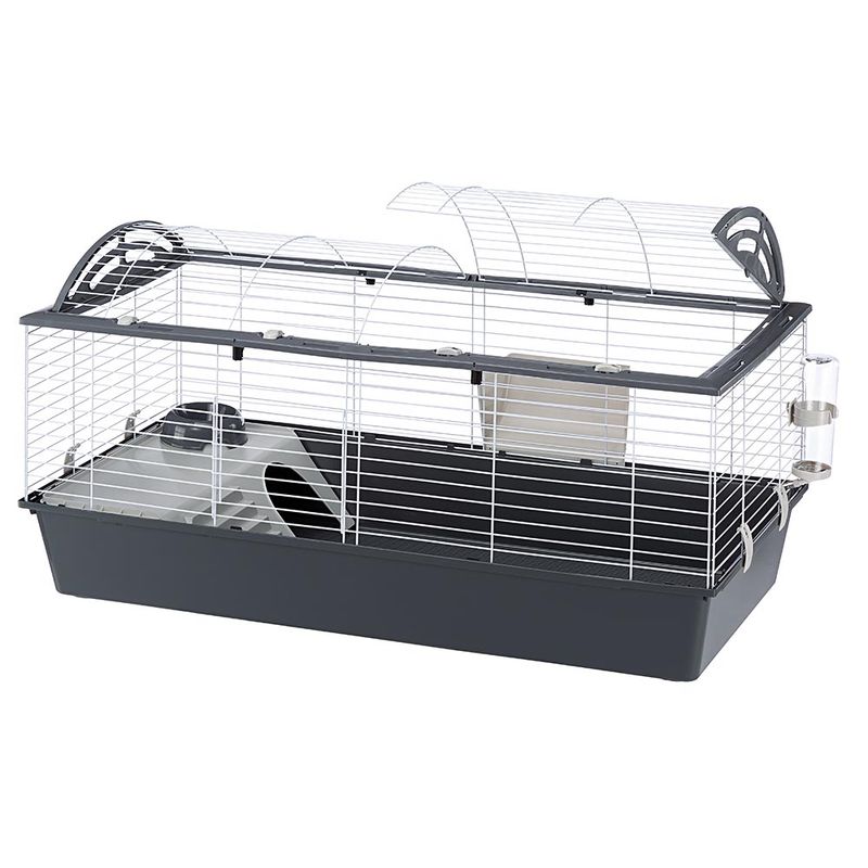 Ferplast Casita 120 Rabbit Cage Grey: 119 x 58 x 61 cm (L x W x H)