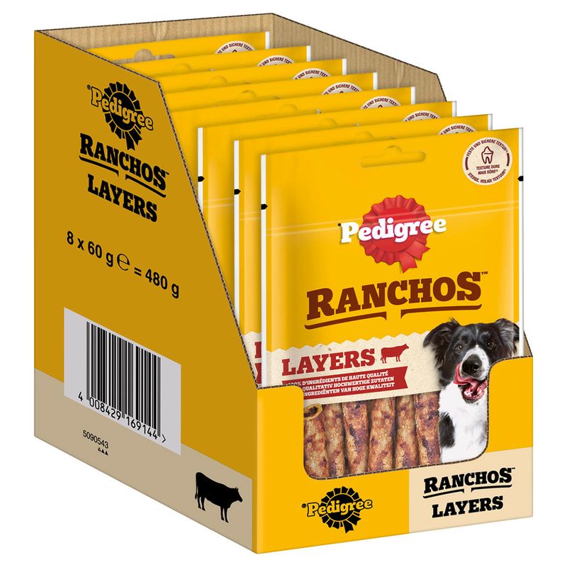 Pedigree Ranchos Layers Beef (60g)