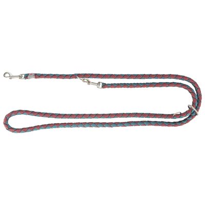 Trixie Cavo Extension Leash - Sangria/Petrol Size: S-M: 200cm (L), 12mm (W)