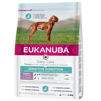 Eukanuba Daily Care Puppy Sensitive Digestion with Chicken & Turkey 12kg