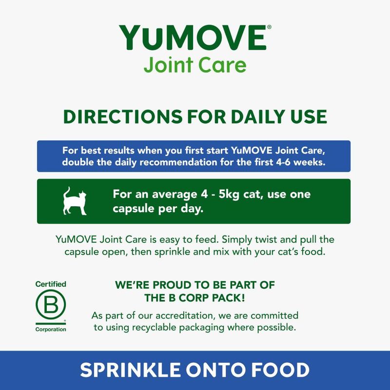 YuMOVE Joint Care for Senior Cats 60 Capsules