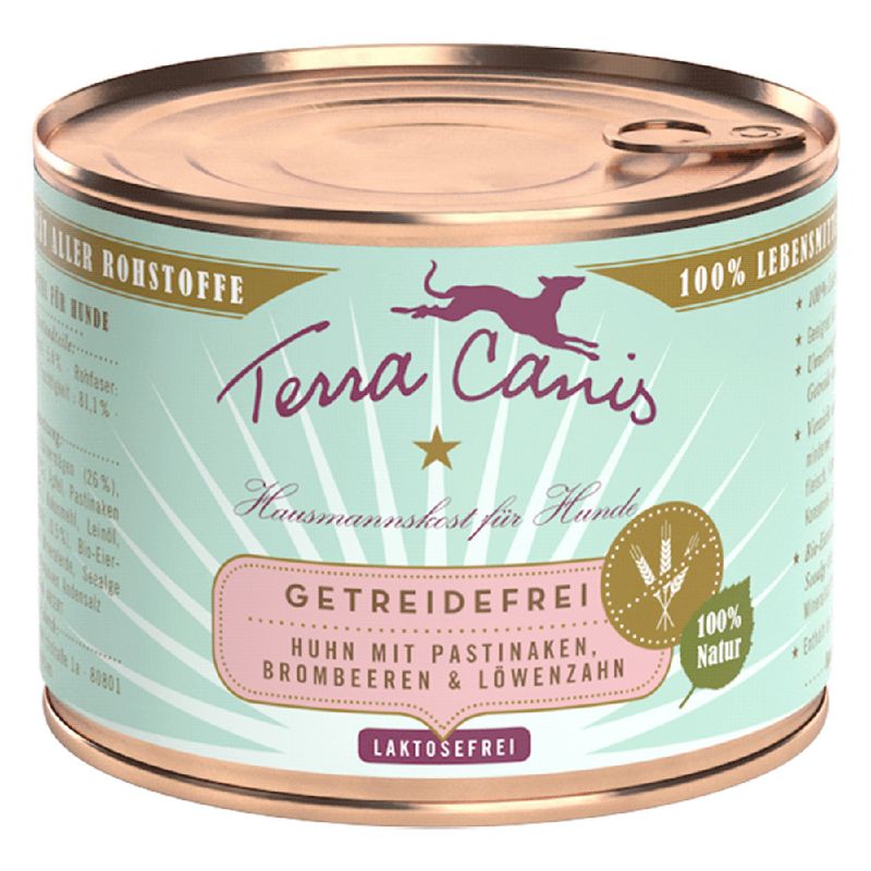 Terra Canis Grain-Free 12 x 200g Mixed Pack: 3 Flavours