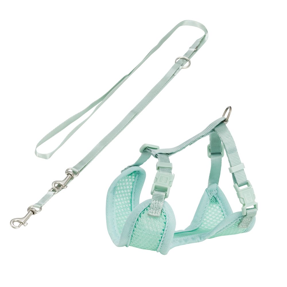 Trixie Junior Soft Puppy Harness with Lead Light Grey