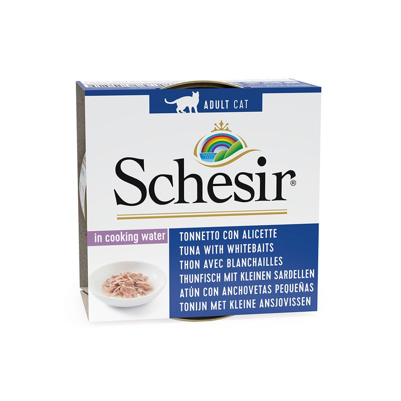 Schesir Natural with Rice 6 x 85g Tuna, Beef Fillet & Rice