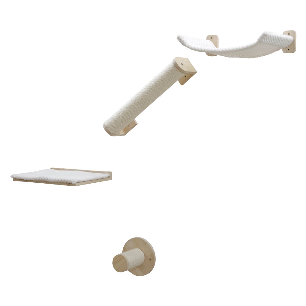 Kerbl Pet Climbing Wall Alps for Cats 4-piece set